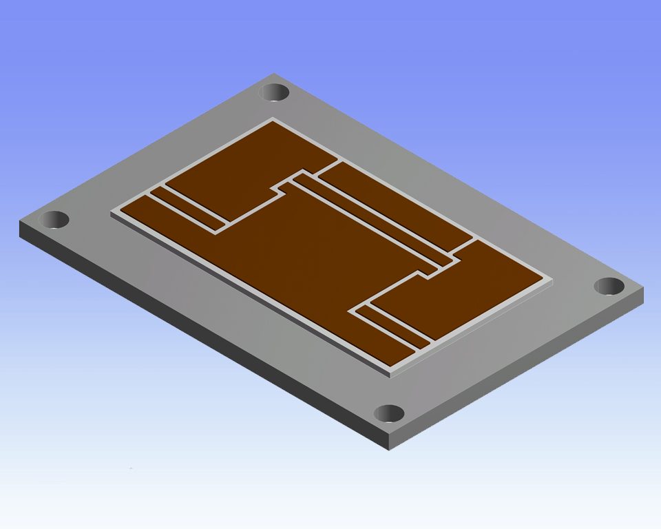 DCB structure cooling down to ambient temperature after fabrication at higher temperature (structure)